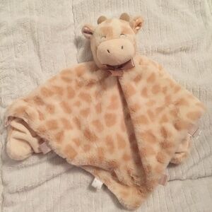 Kellytoy Giraffe Tags Lovey Baby Rattle Plush Security Blanket Lovey